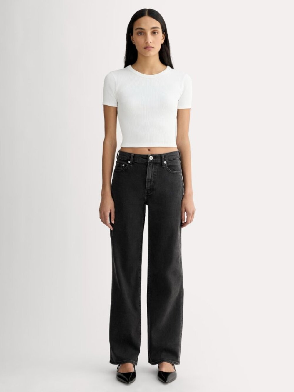 Everlane Women's '90s Forever Jean in Washed Black, Size 29